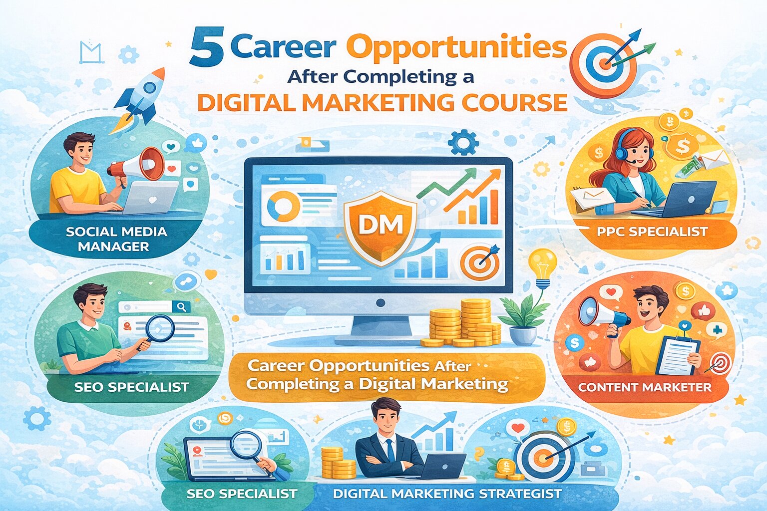 5 career paths digital marketing certificate